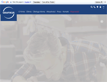 Tablet Screenshot of grafikus.com.pl